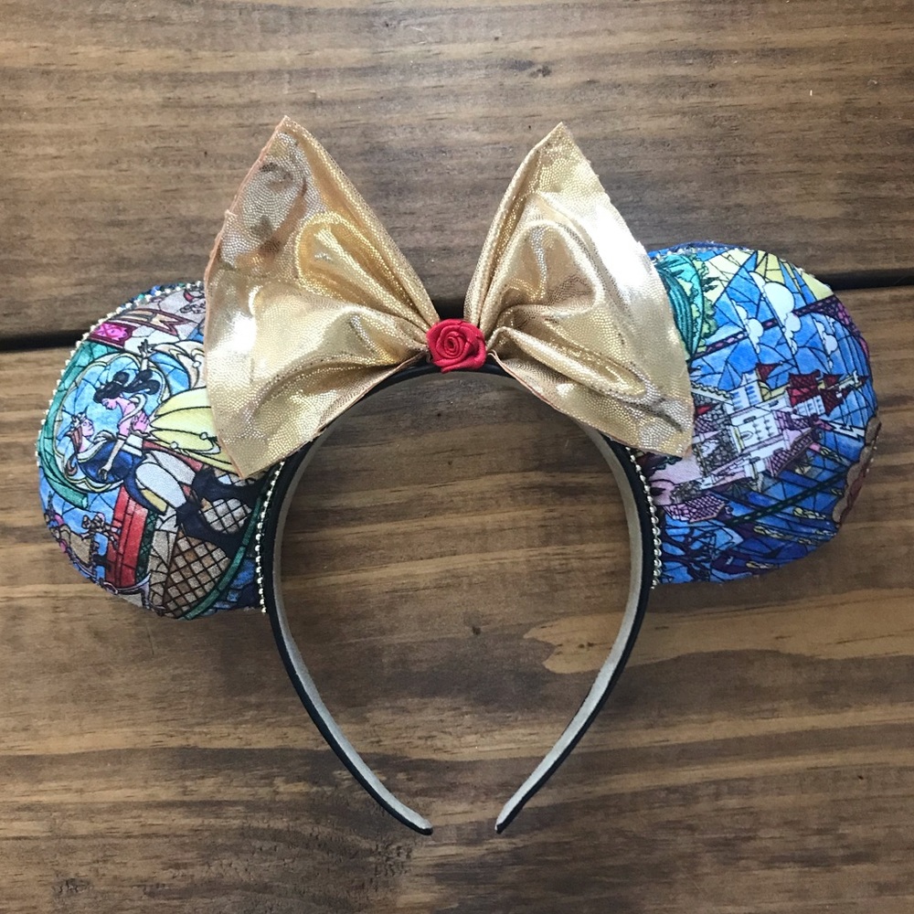 Beauty and the Beast Disney Mickey Minnie Ears